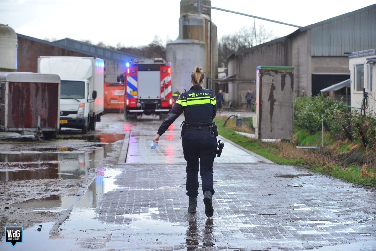 Broeibrand bij agrarisch bedrijf in Nederweert