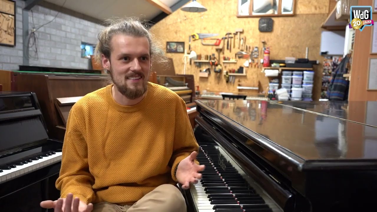 Pianostemmer Jonno droomt van een eigen pianowinkel