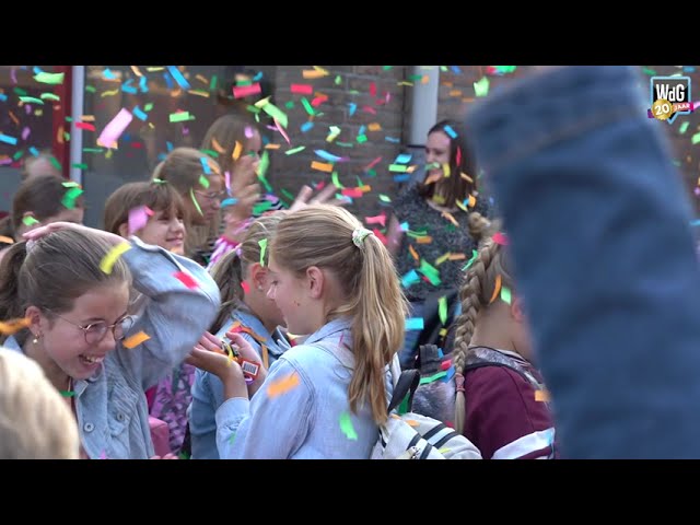 Confetti voor Boshovense schooljeugd