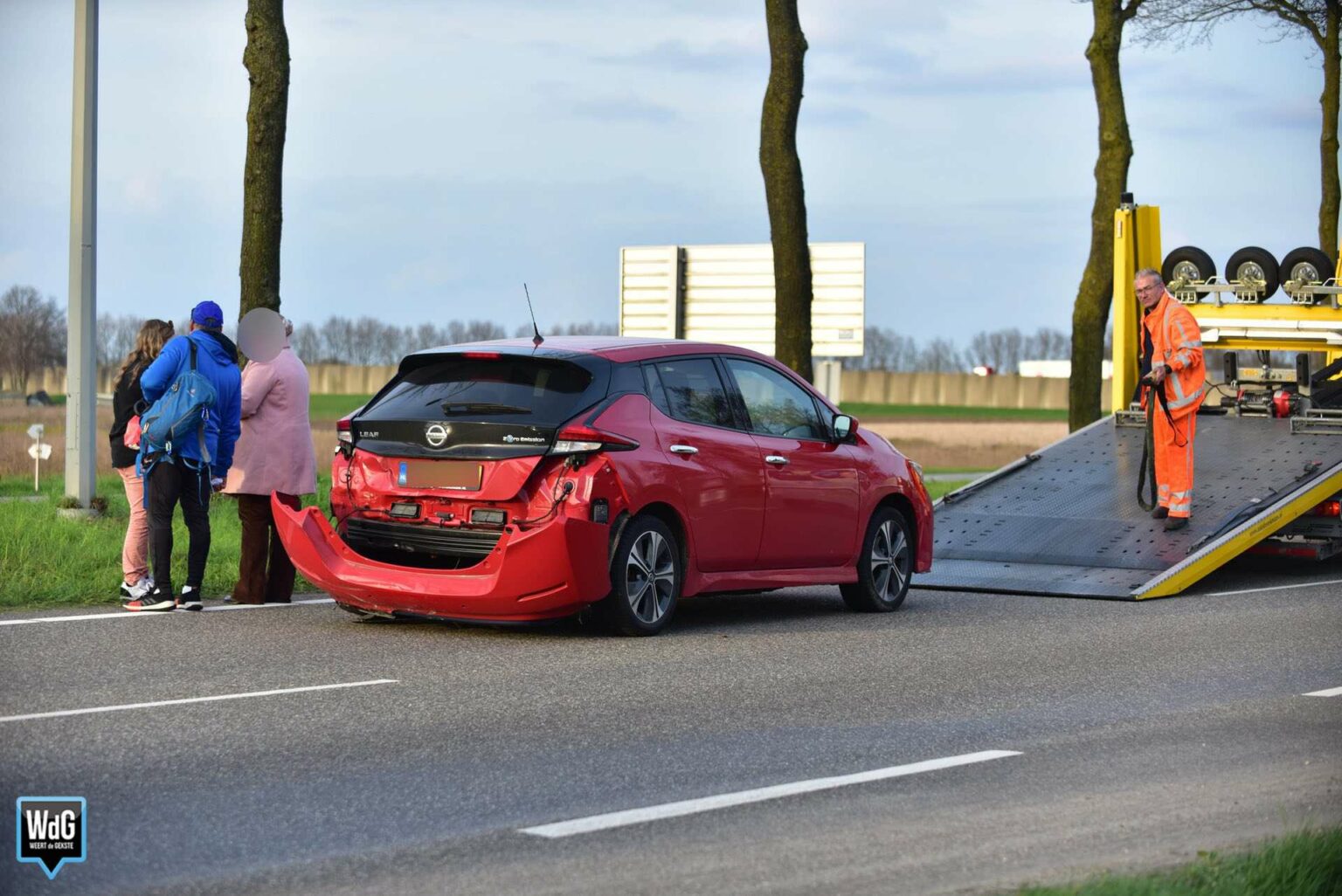 Kop-staart Botsing Op Ringbaan-Noord