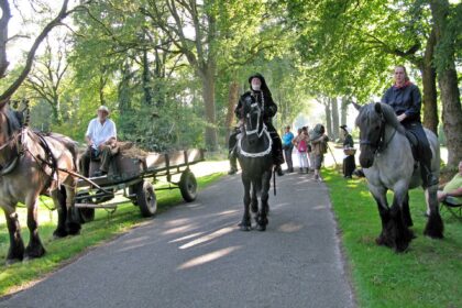 Paard bij Avond4daagse Altweerterheide