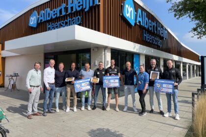 Aftrap van Spek de kas actie bij Albert Heijn Heerschap