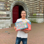 Maikel Crompvoets met de Kermis Weert puzzel