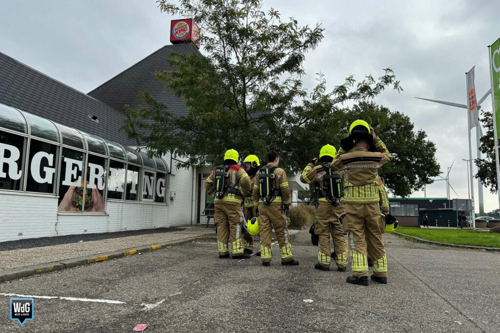 brand bij Burger King