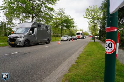 Archieffoto WdG - Verkeersoverlast in Budel-Dorplein