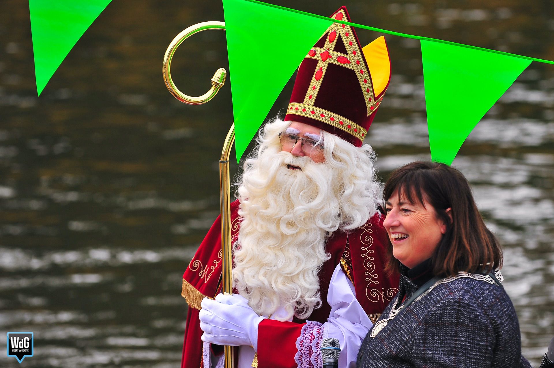 Intocht Sinterklaas in Nederweert met gewijzigde route