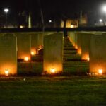 Lichtjes op oorlogsgraven in Nederweert