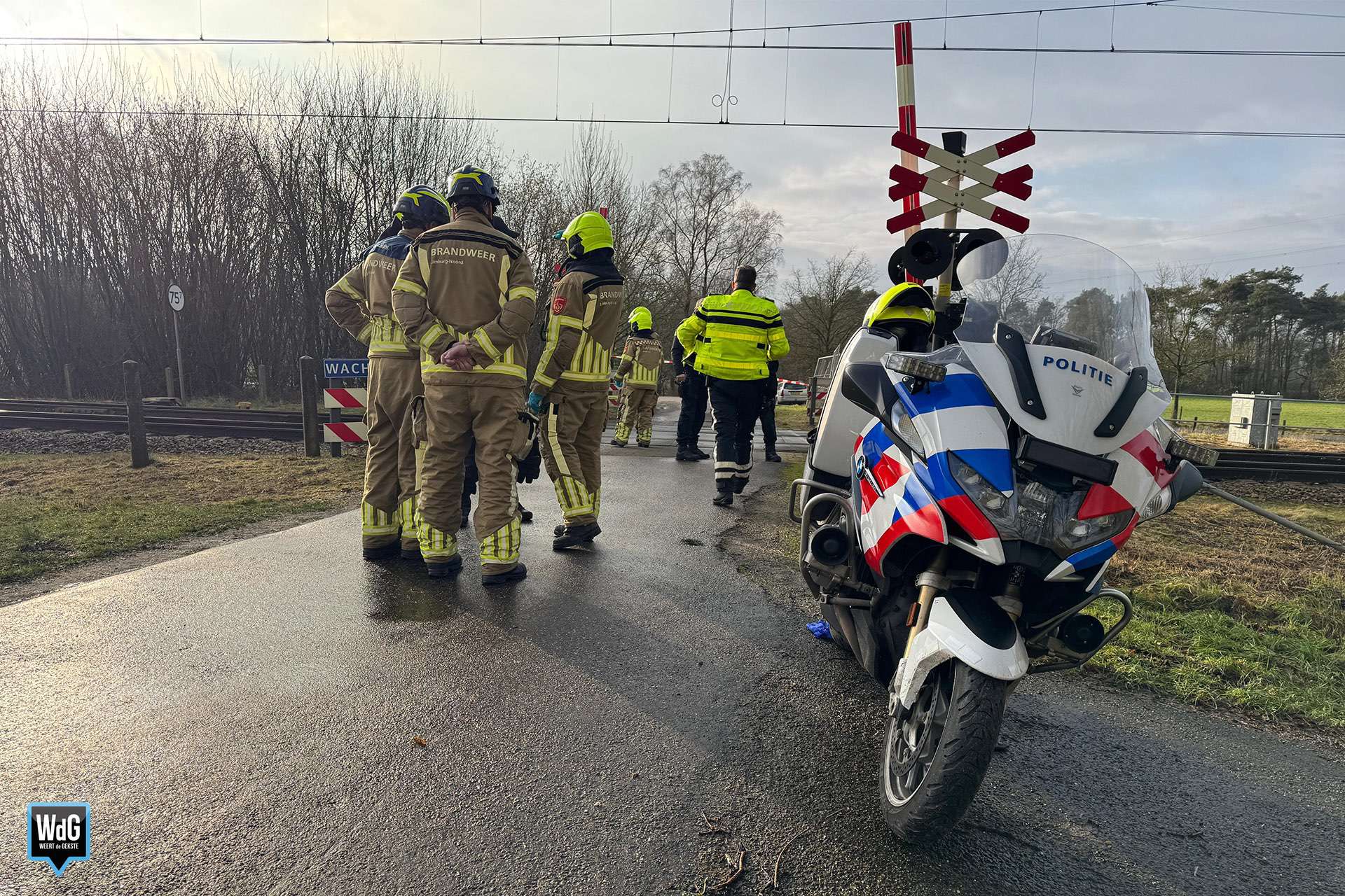 treinverkeer gestremd na aanrijding