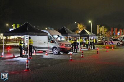 Politiecontrole op de Roermondseweg