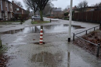 Ingestuurde foto wateroverlast Boshoven