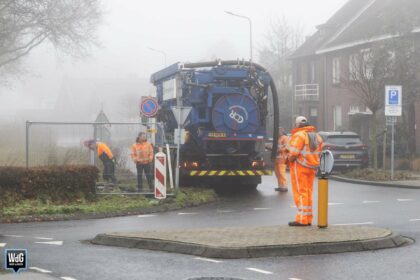 Werkzaamheden aan riolering