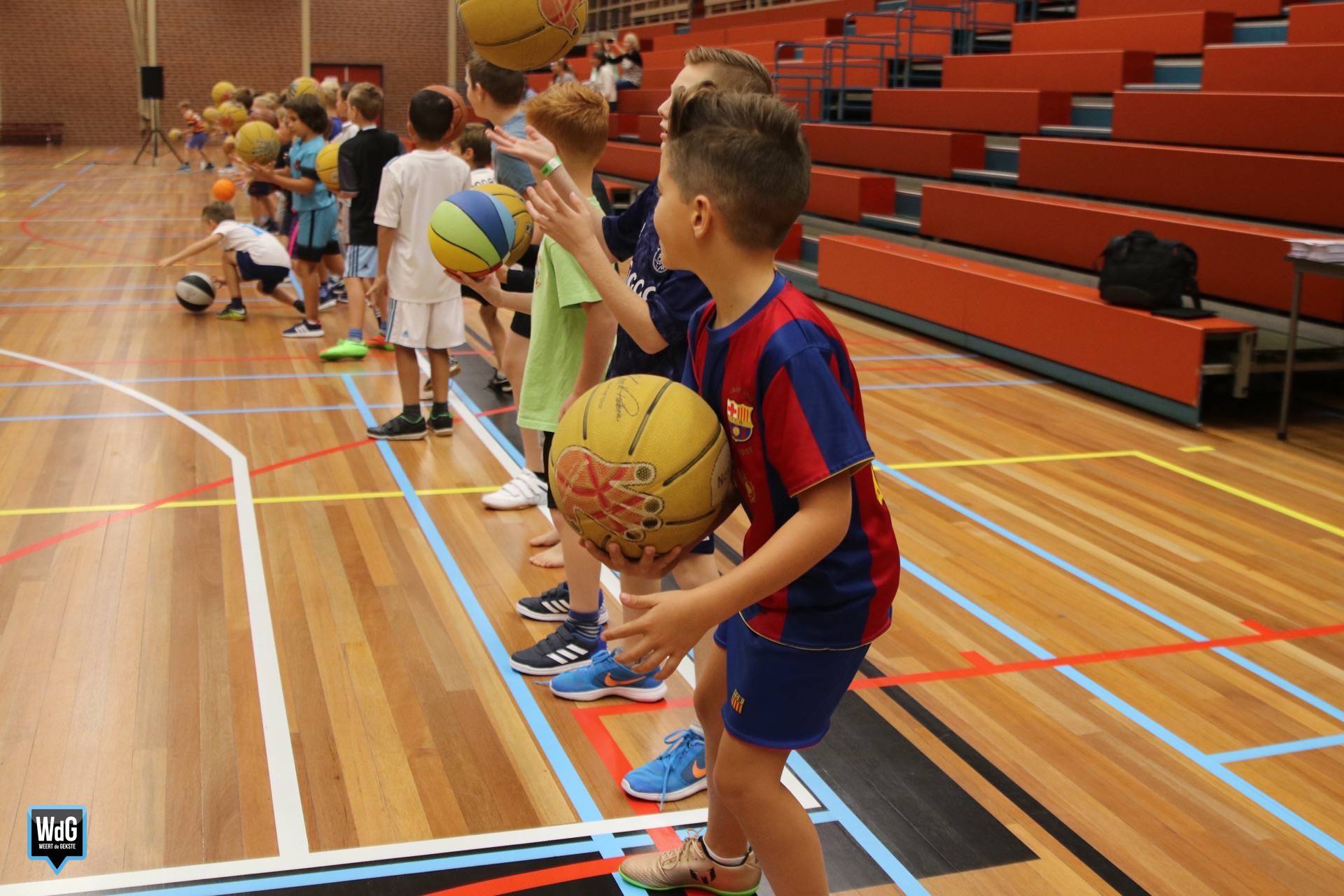 Archieffoto WdG - Basketbal voor kinderen