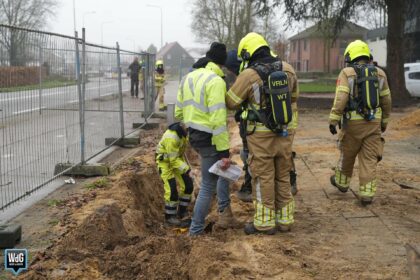 Gasleiding geraakt bij graafwerkzaamheden in Stramproy