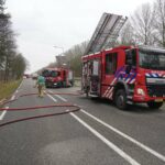 Brandslangen over de Kempenweg