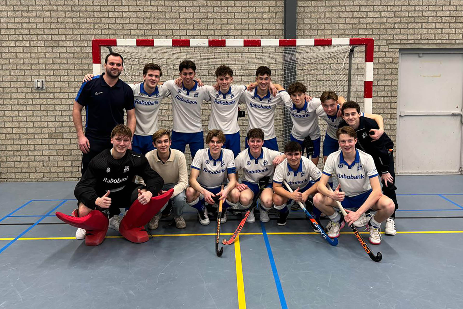 HV Weert Onder 18-1 triomfeert in zaalcompetitie