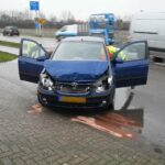 Blikschade na ongeval op Rijksweg Zuid in Kelpen-Oler