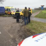 Pakketbus botst met fietser in Haler