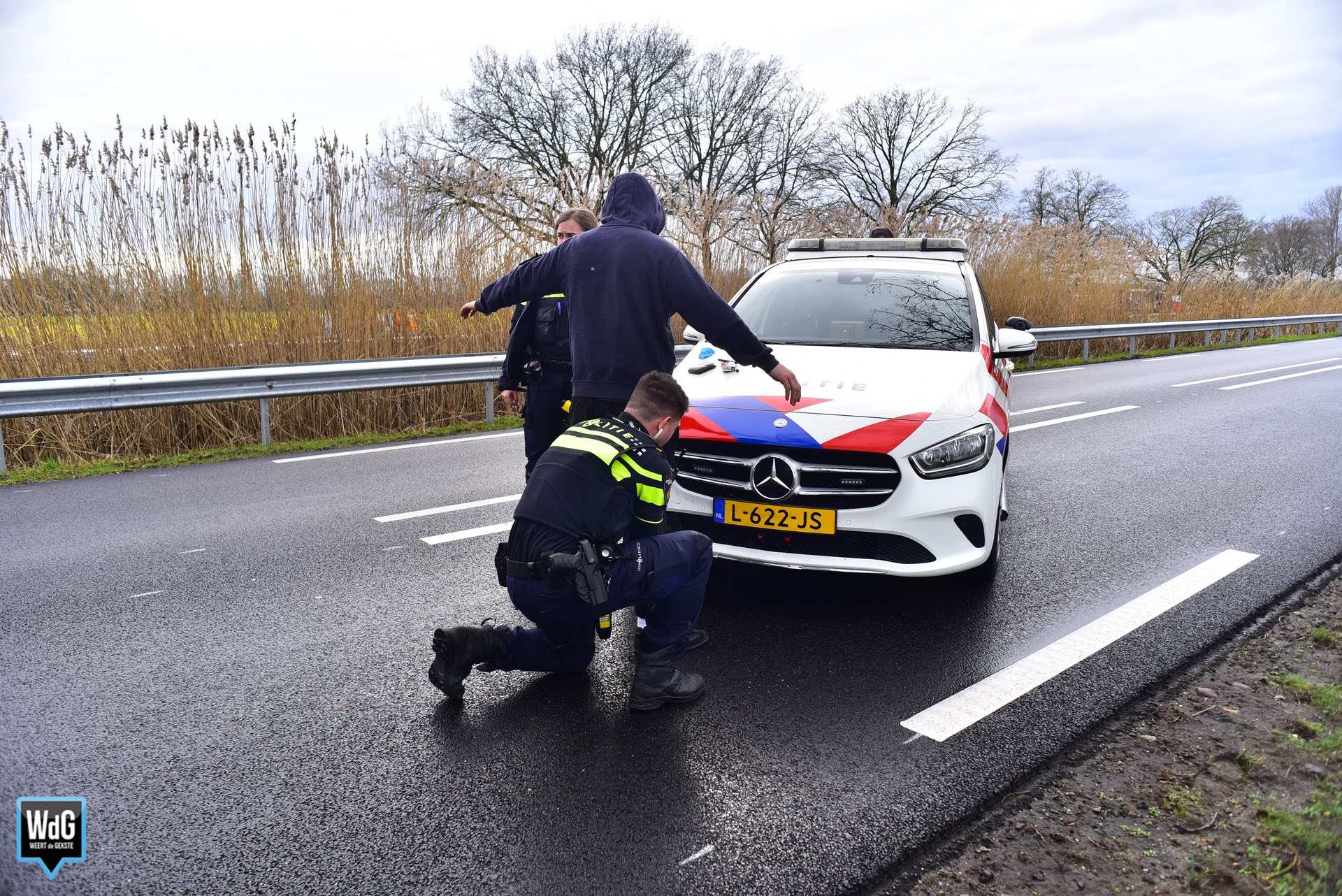 Automobilist aangehouden na ongeval op Venloseweg in Ospel