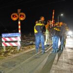 Aanrijding bij spoorwegovergang bij Moesdijk