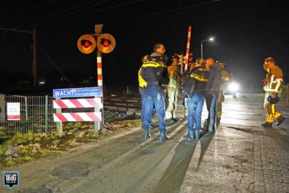 Aanrijding bij spoorwegovergang bij Moesdijk