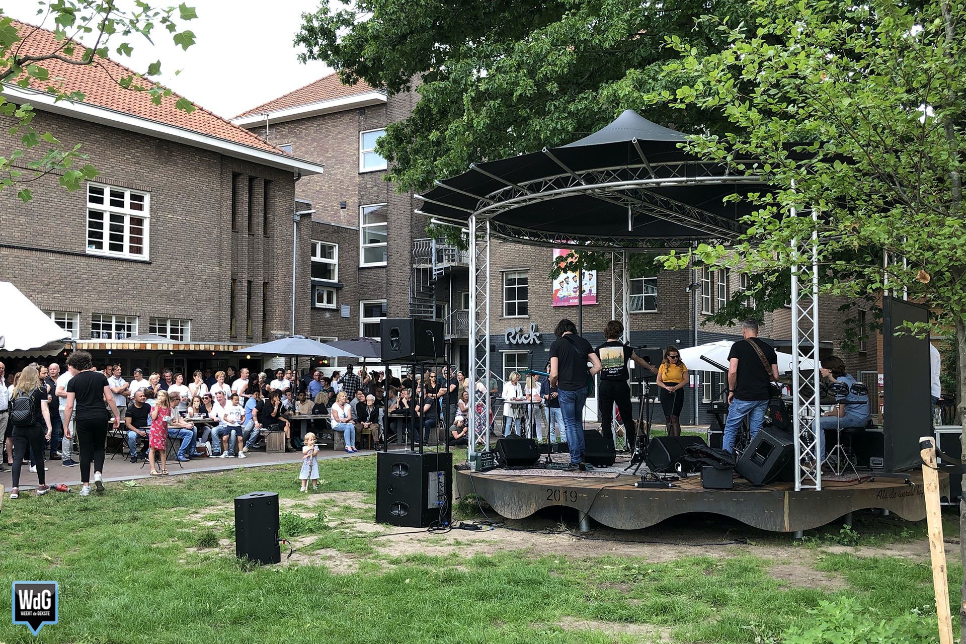 Concert op Sint Raphaelpad