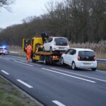 Kop-staartbotsing op Venloseweg bij Ospel