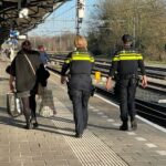 Politie op NS-station in Weert