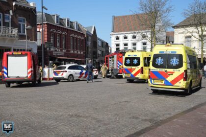 Omstanders helpen bij reanimatie op Markt in Weert