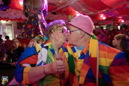 Roze Baggemaondjig in Buurthuis Moesel