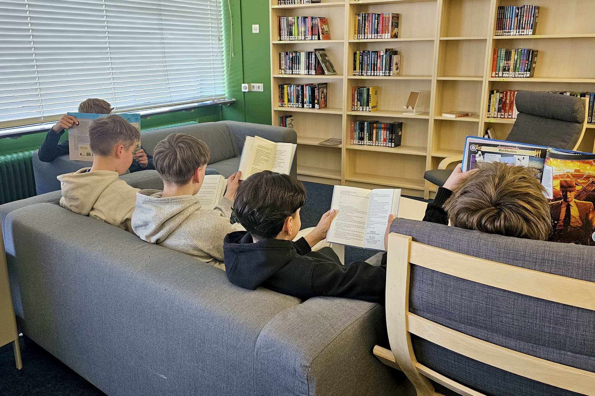 Het Kwadrant opent nieuwe schoolbibliotheek