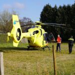 Traumahelikopter naar Budel vanwege medische noodsituatie