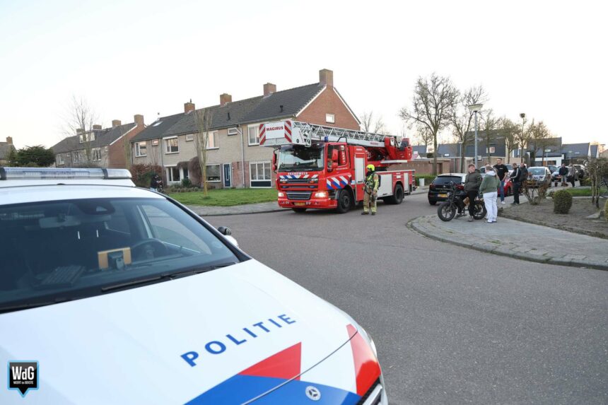 Vermeende schoorsteenbrand op Leuken